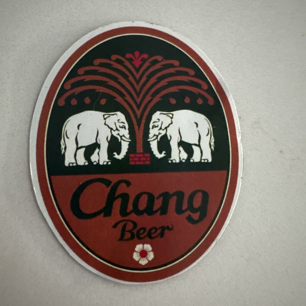 Chang Beer Fridge Magnet With Elephants